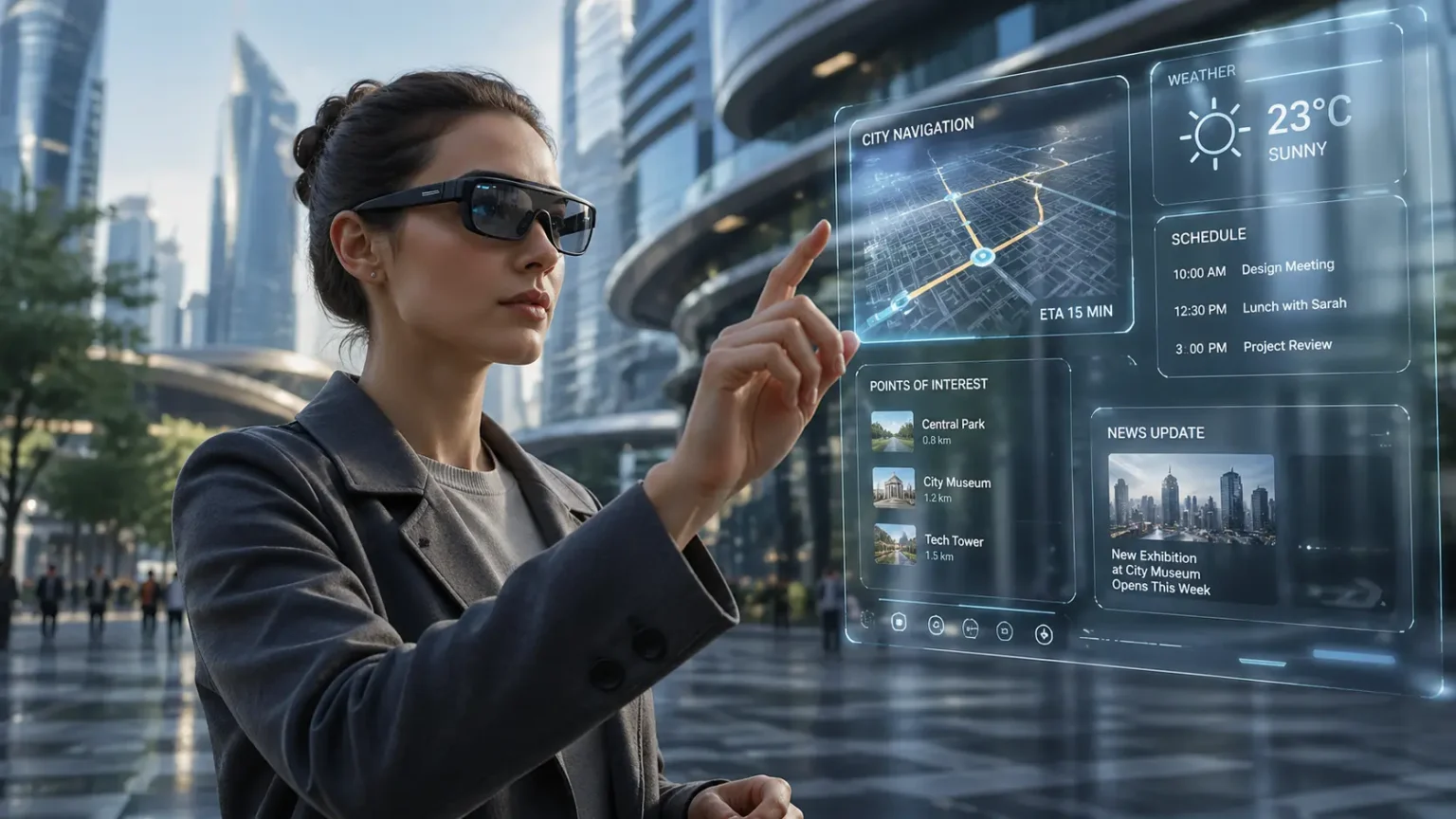 Future beyond smartphones with AR glasses and AI interfaces