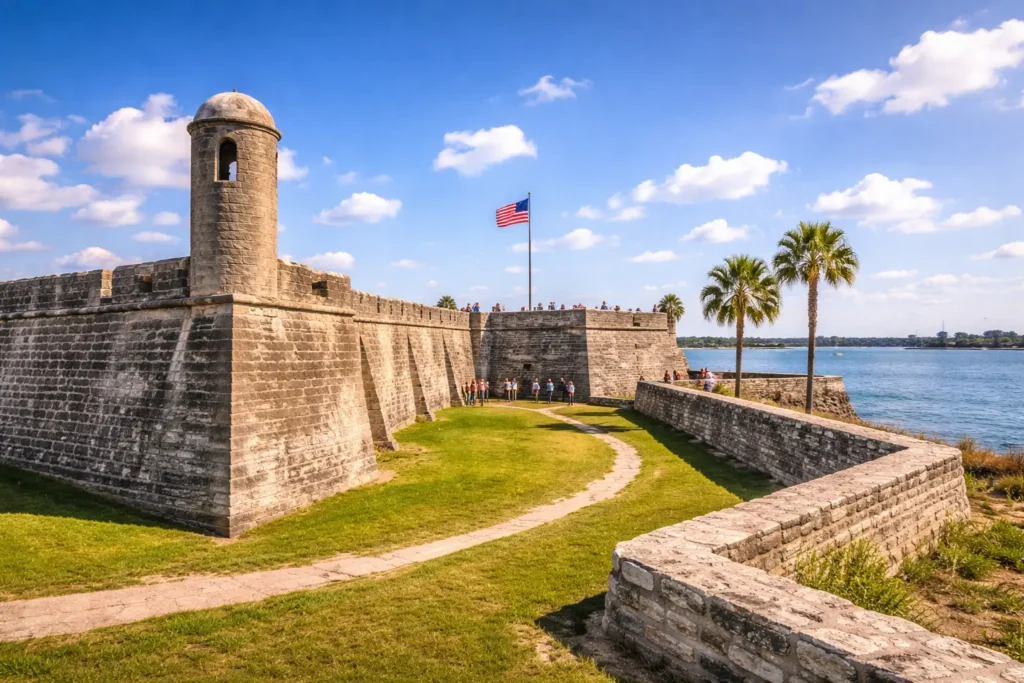 Historic Castillo de San Marcos in St Augustine Florida